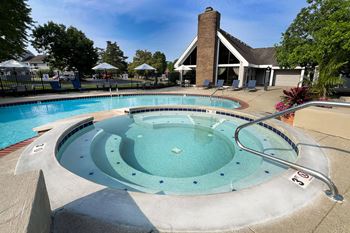 Swimming pool area view